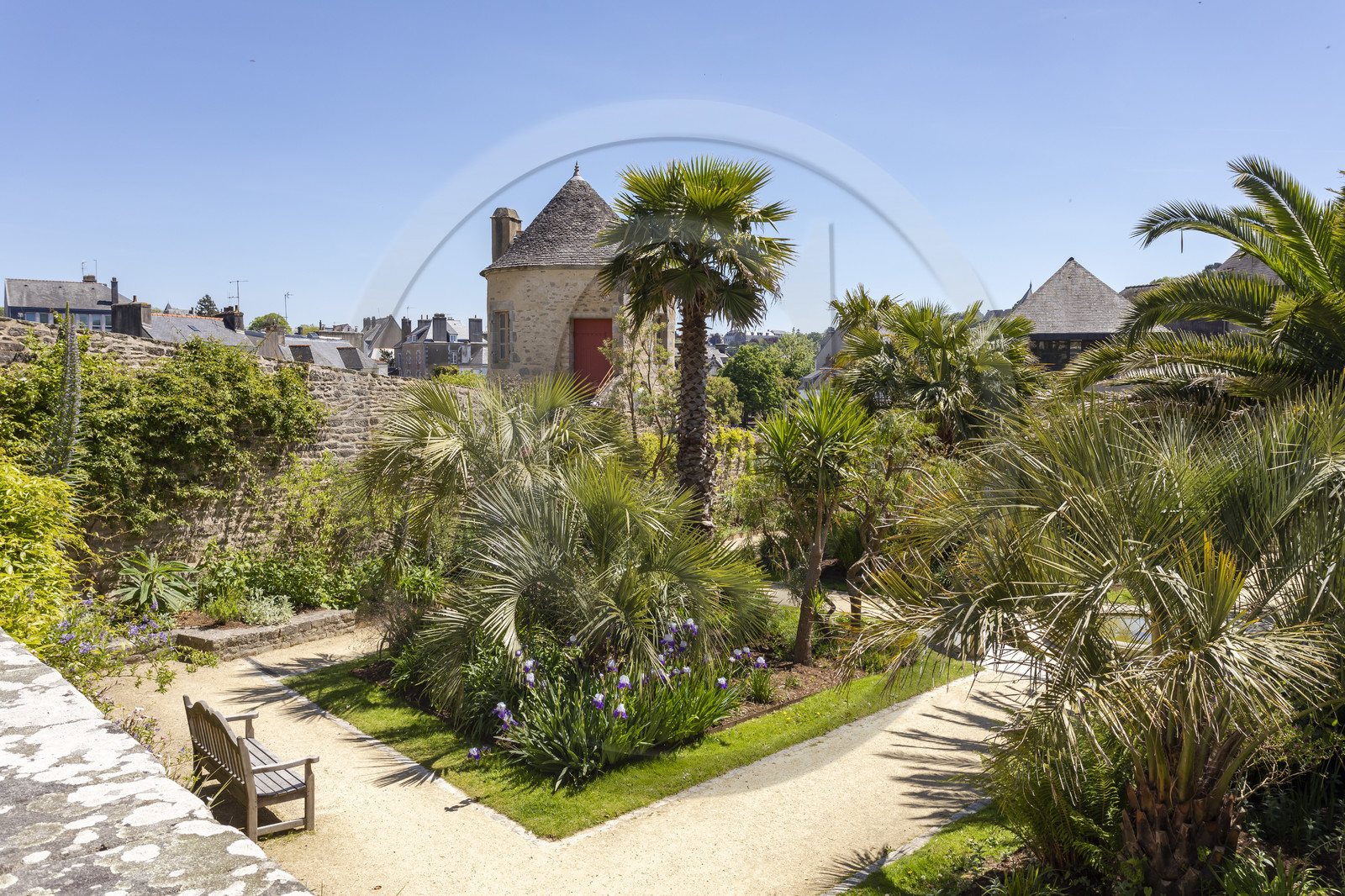 Jardin de la retraite à Quimper