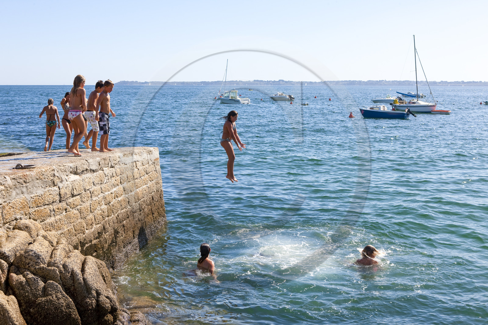 La plage du Pérello à Ploemeur