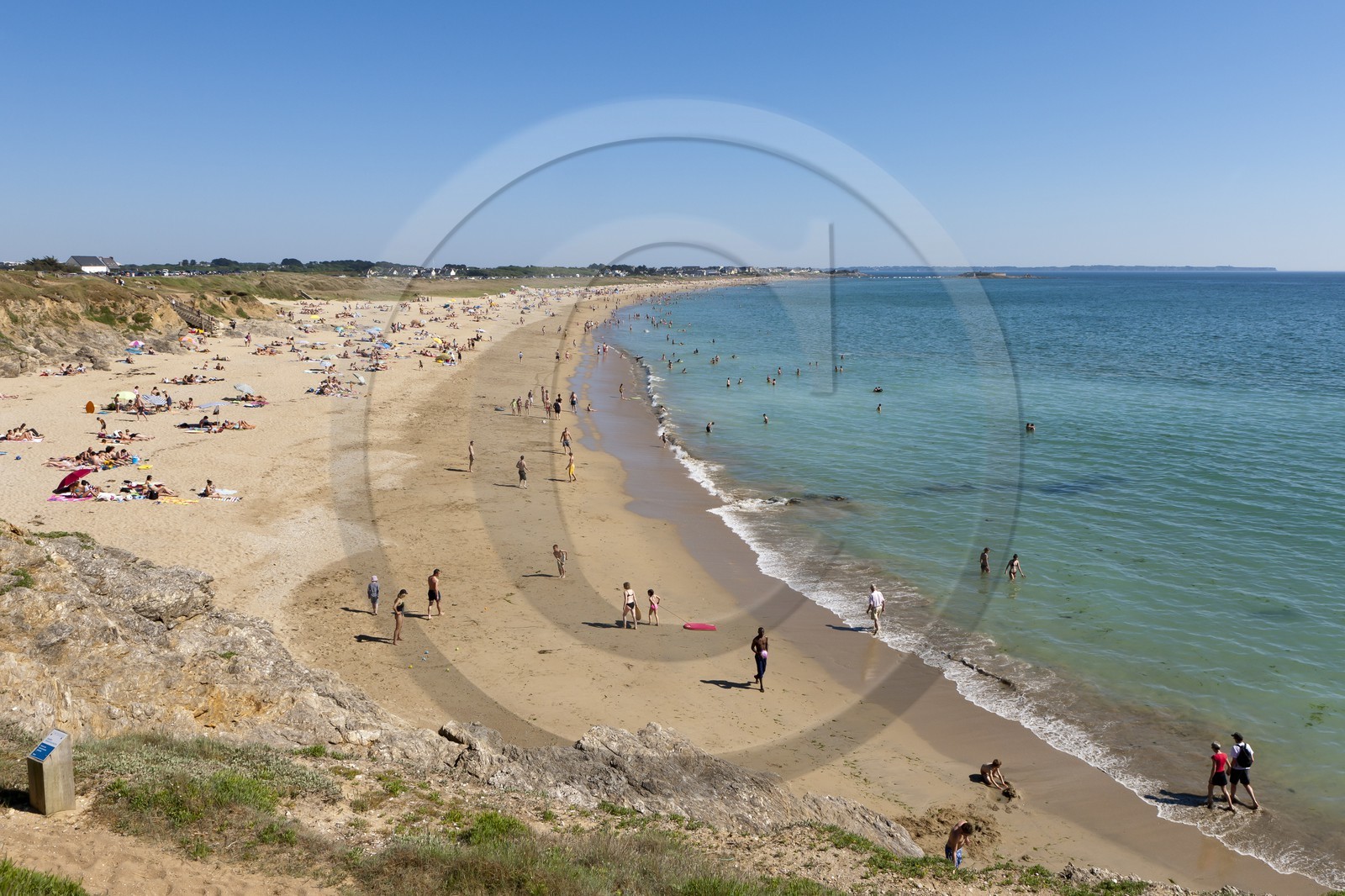 La plage de Pen-er-Malo _Guidel.