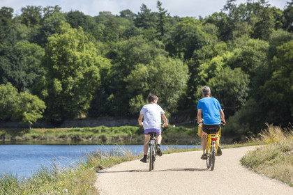 Balade en vélo le long du Blavet à Hennebont