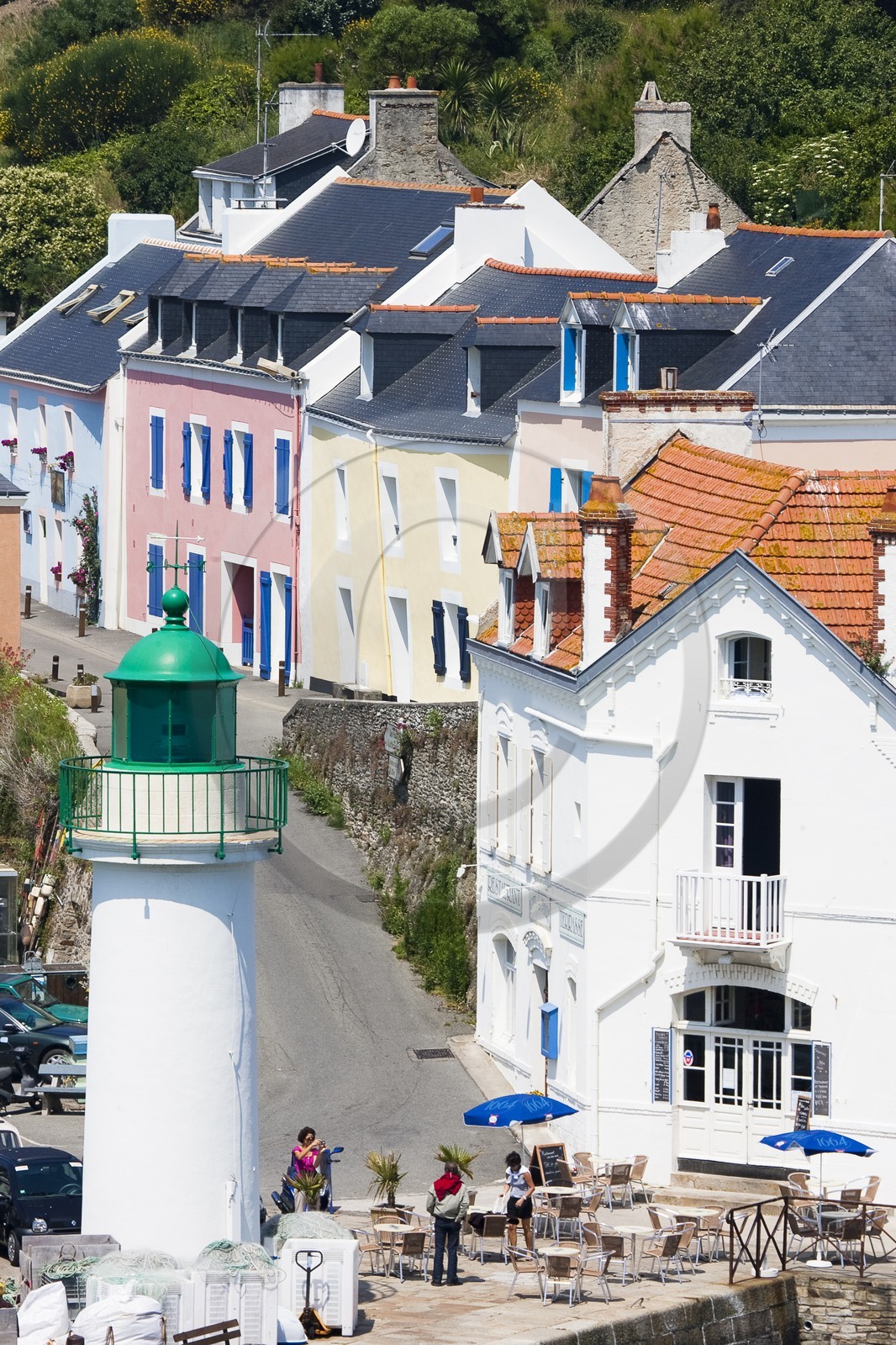Le port de Sauzon_Belle-île en mer_Morbihan_France