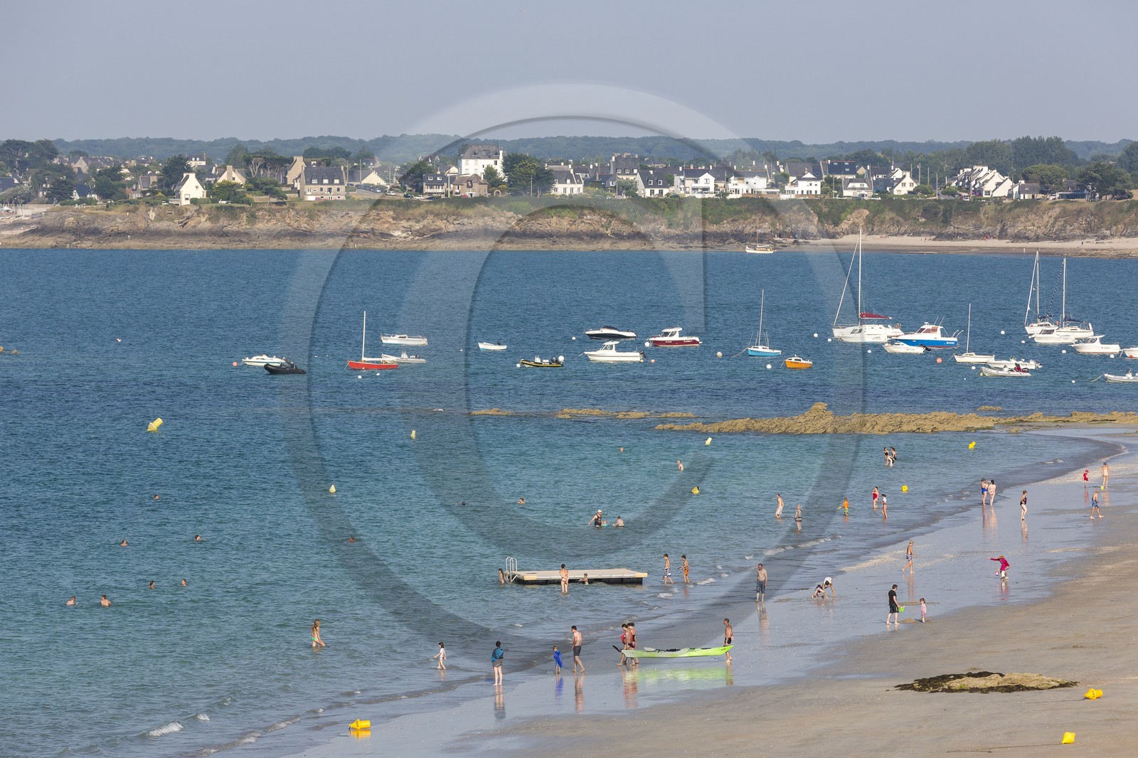 La plage du Rougeret à Saint-Jacut de la Mer ( 22 ).