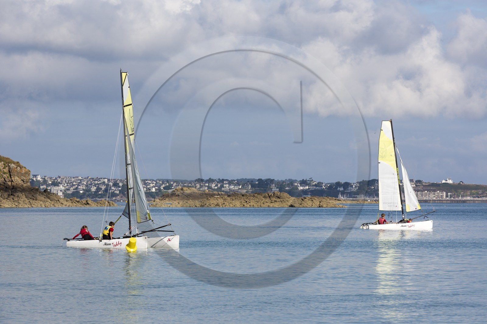 La plage du Rougeret à Saint-Jacut de la Mer ( 22 ).
