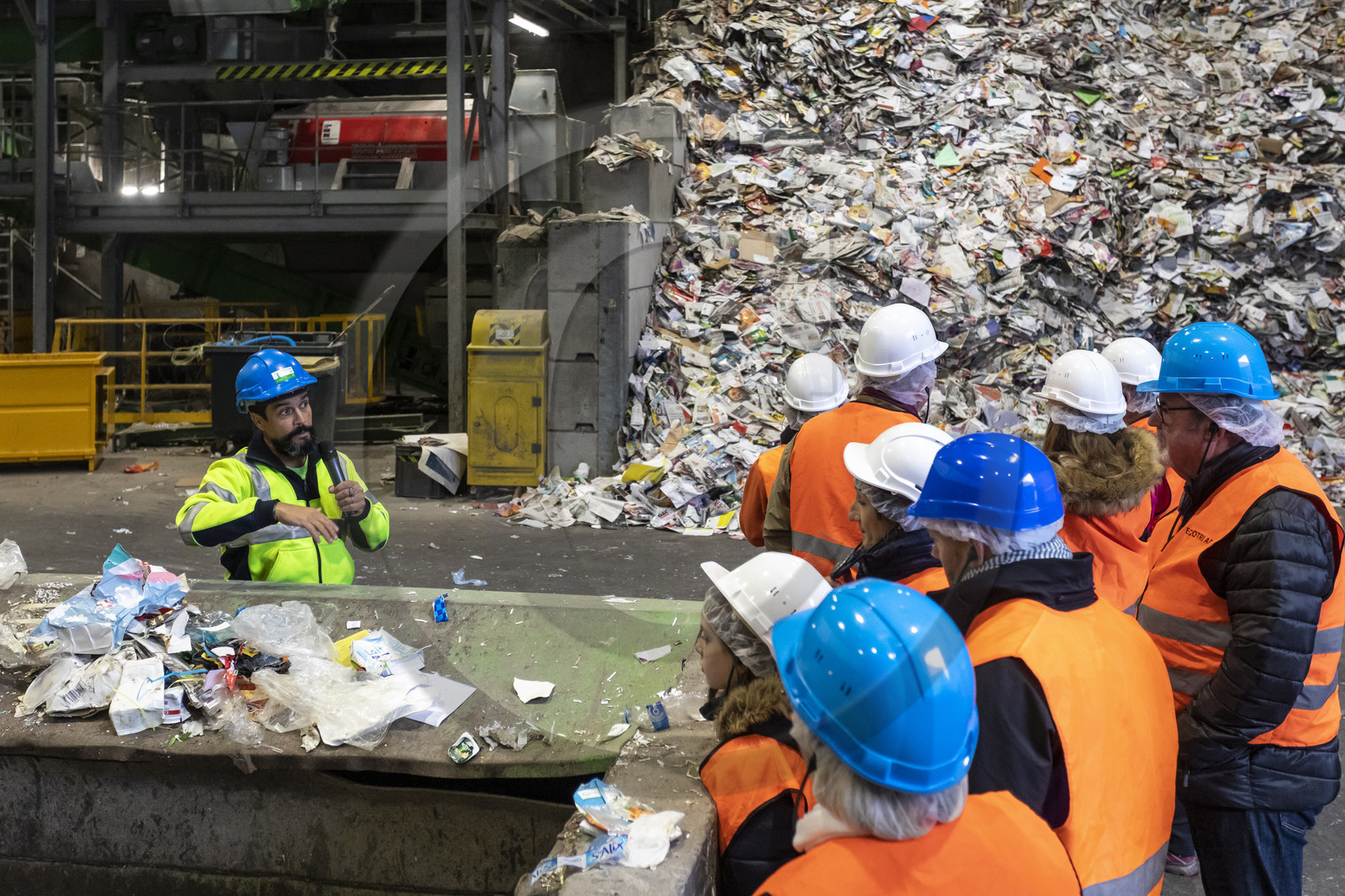 Centre de tri des déchets de Caudan