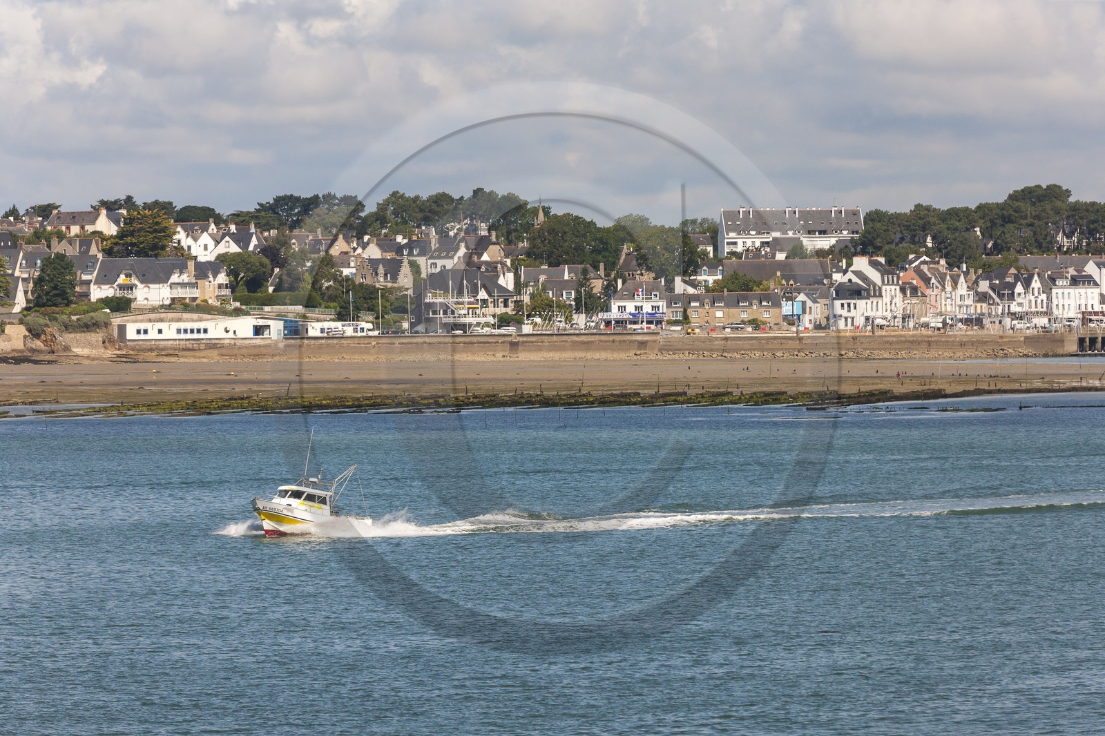 La riviere de Crach depuis Saint-Philibert.