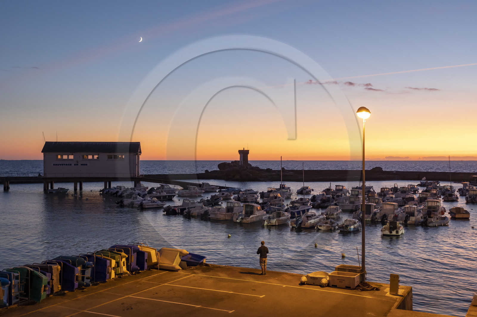 Le port de Trévignon à Trégunc dans le Finistère