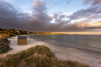 La plage de Kersidan sur la commune de Trégunc