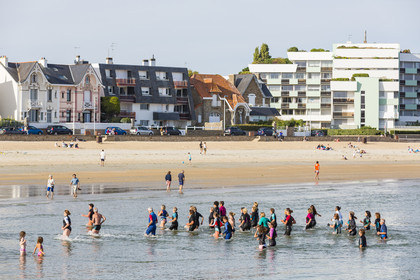 Plage des Toulhars à Larmor-Plage