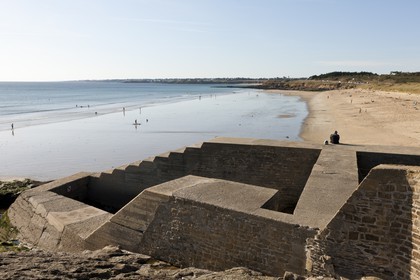 La plage du Loc'h à Guidel _ Morbihan.