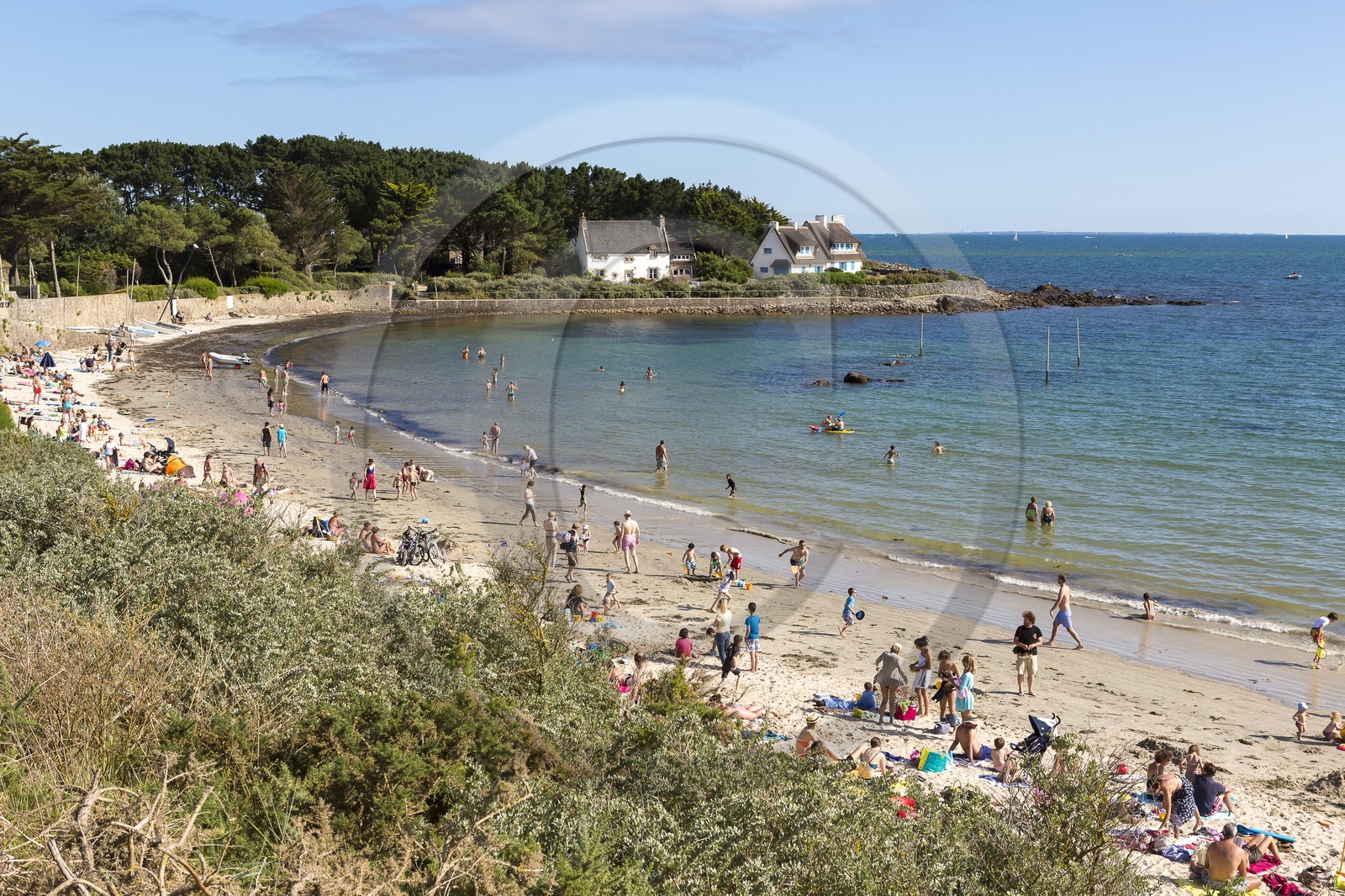 La plage de Kervillen _ La Trinite sur mer