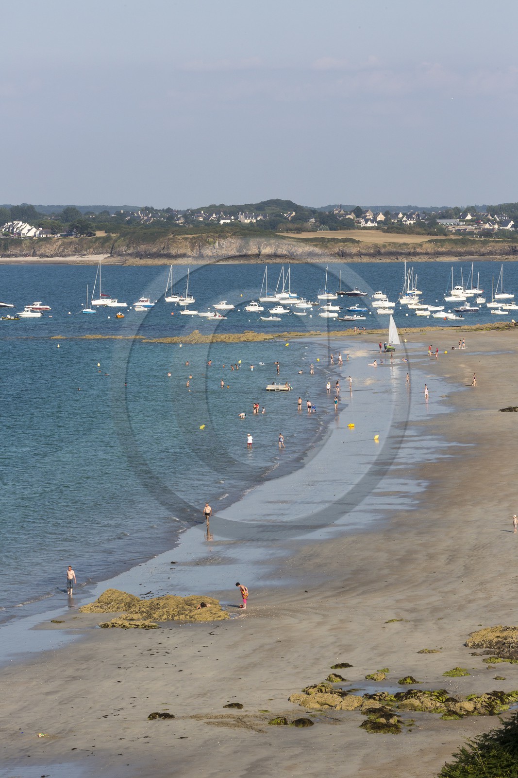 La plage du Rougeret à Saint-Jacut de la Mer ( 22 ).