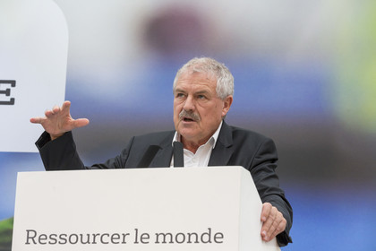 Inauguration du centre de regroupement D3E à Lorient (Déchets d'Equipements Electriques et Electroniques).