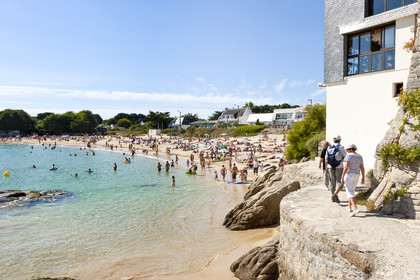 La plage du Pérello à Ploemeur