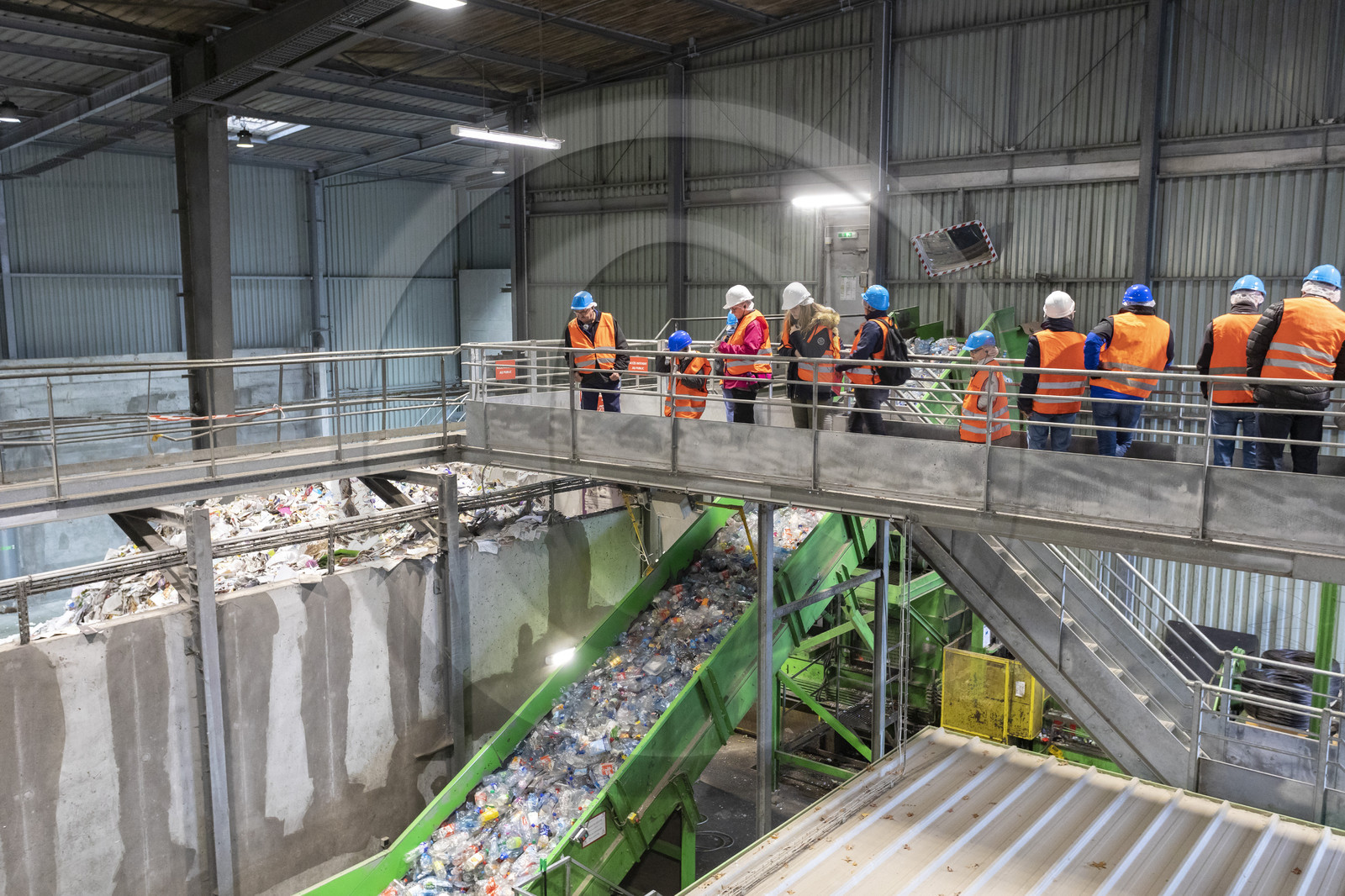 Centre de tri des déchets de Caudan