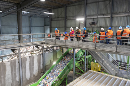 Centre de tri des déchets de Caudan
