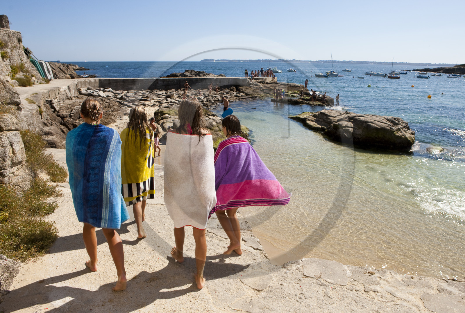 La plage du Pérello à Ploemeur