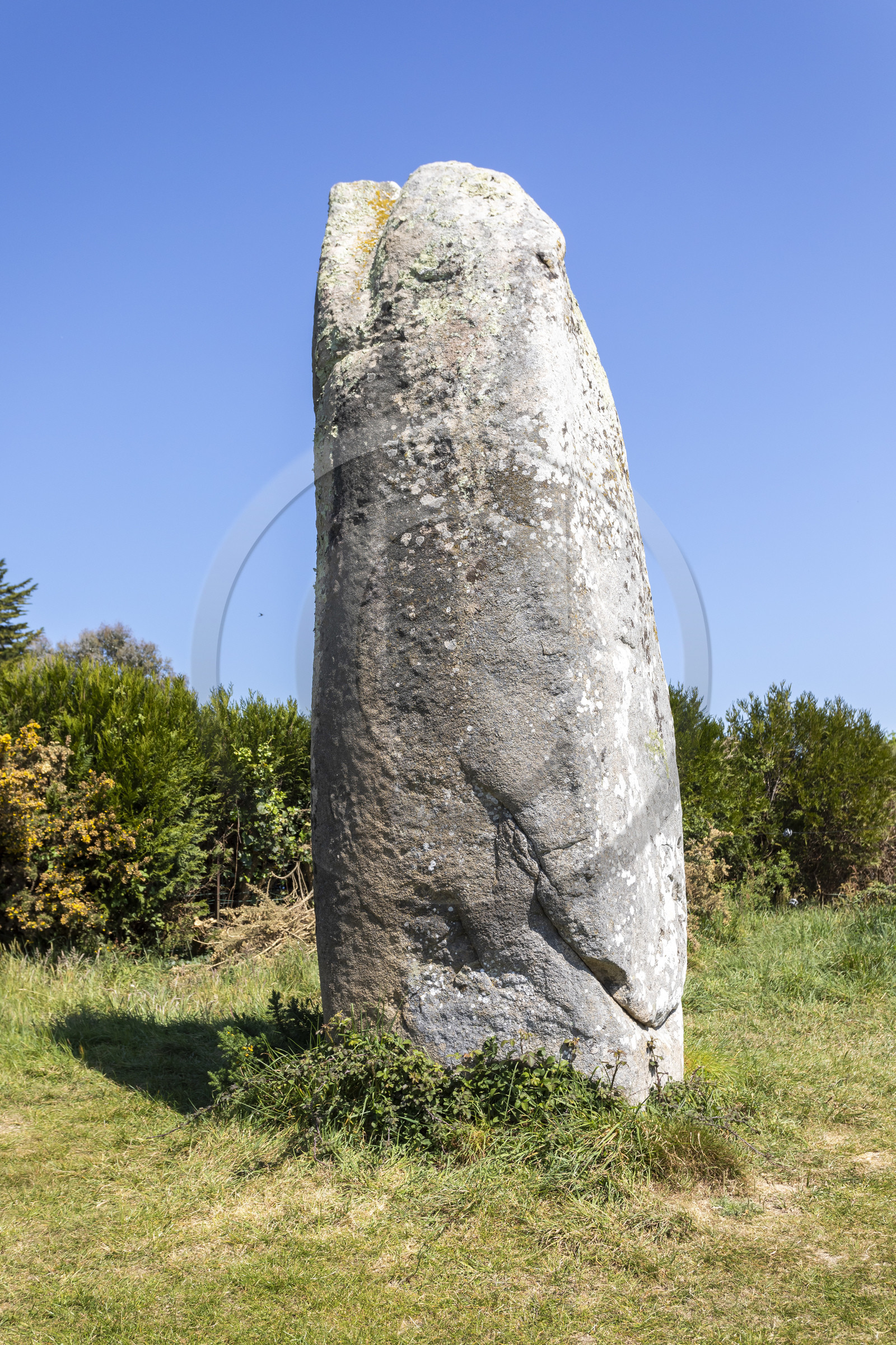 Le menhir de Kermaillard à Sarzeau