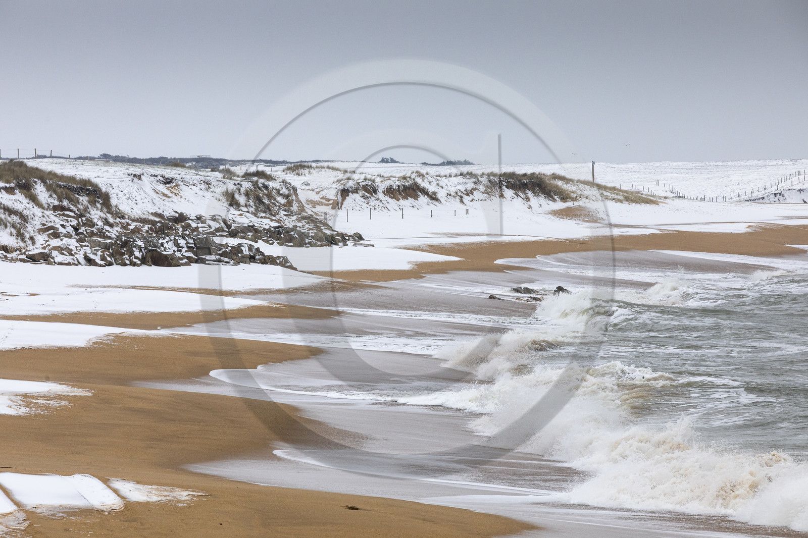 La plage de Kerouriec à Erdeven