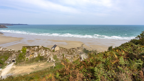 La plage Bonaparte à Plouha