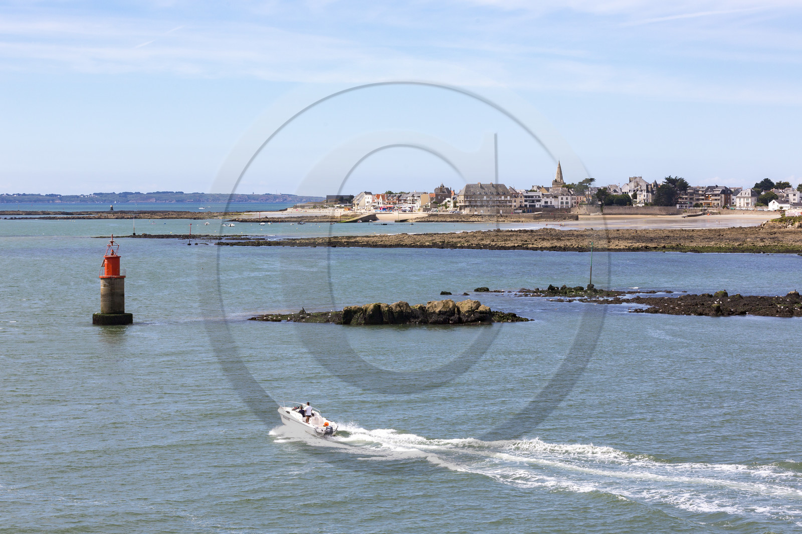 Rade de Lorient. Vue depuis Port-Louis