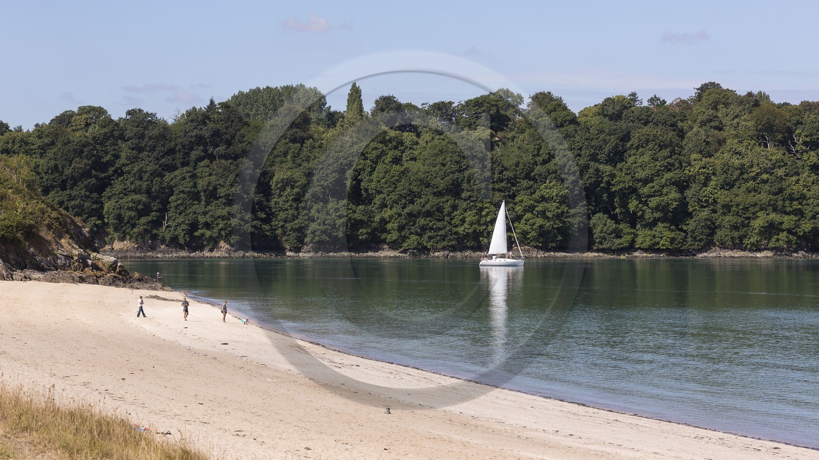 La plage de Vauvert à Saint-Jacut-de-la-mer