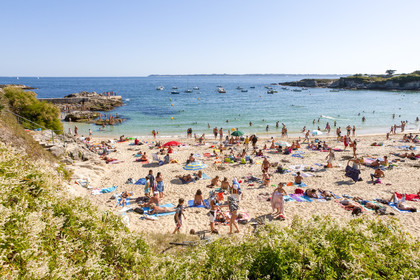 La plage du Pérello à Ploemeur