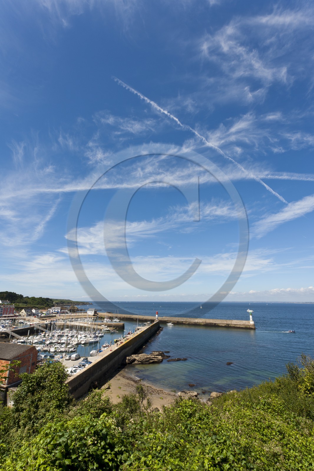 France, Morbihan (56), Ile de Groix, Port Tudy.