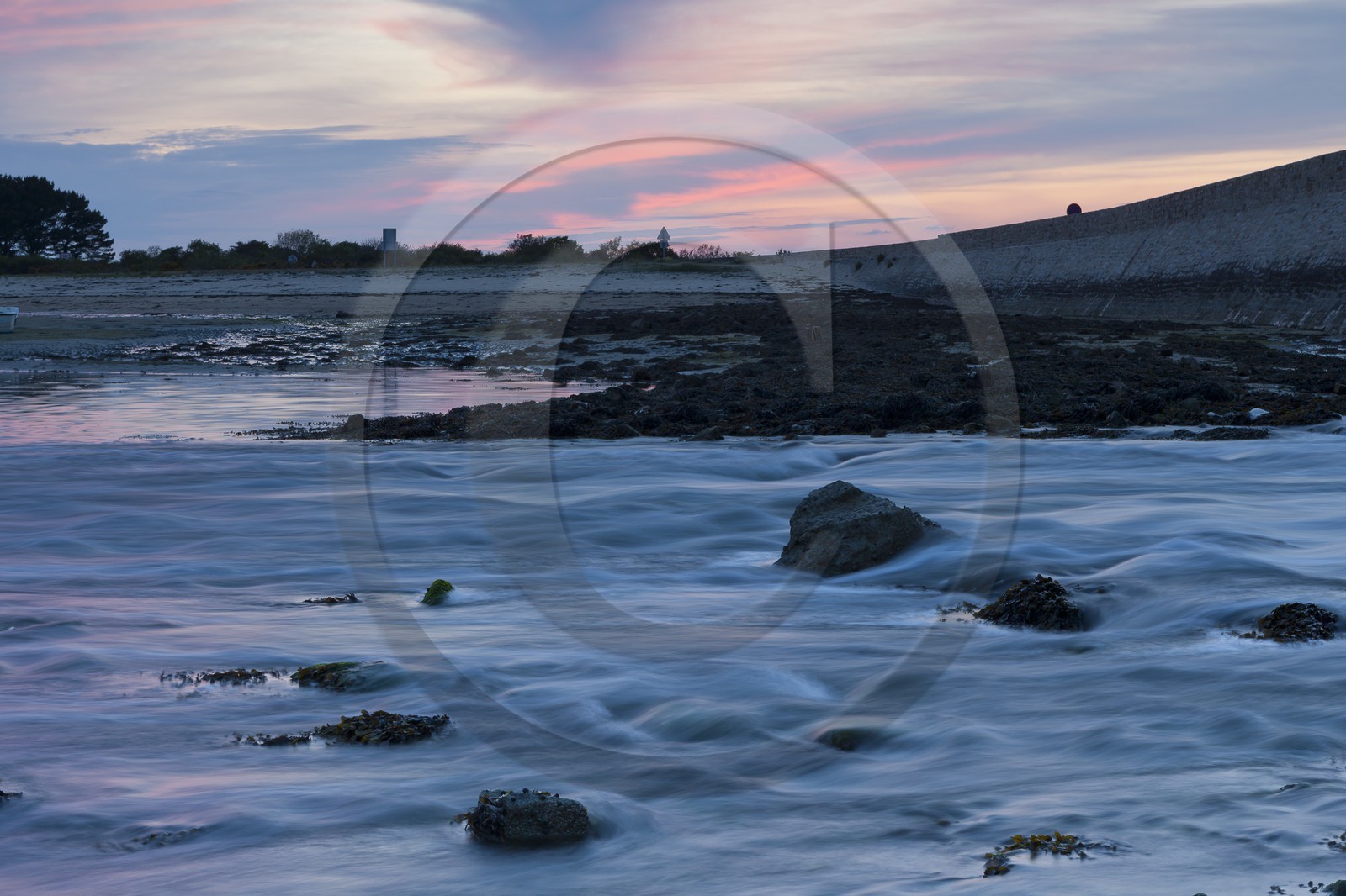 La plage du Poulbert _ la trinite sur mer.