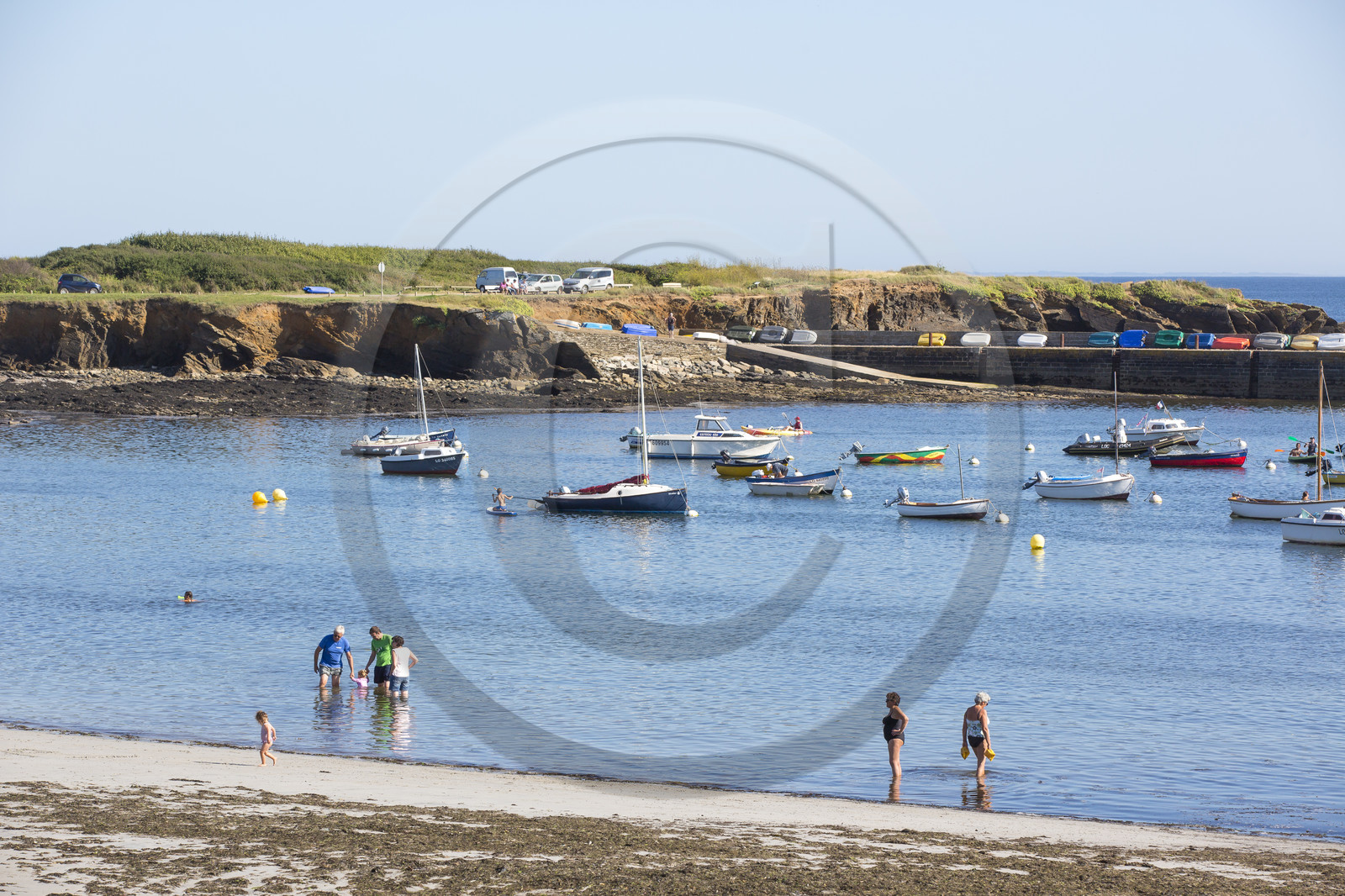 Plage de Locmaria à Grooic